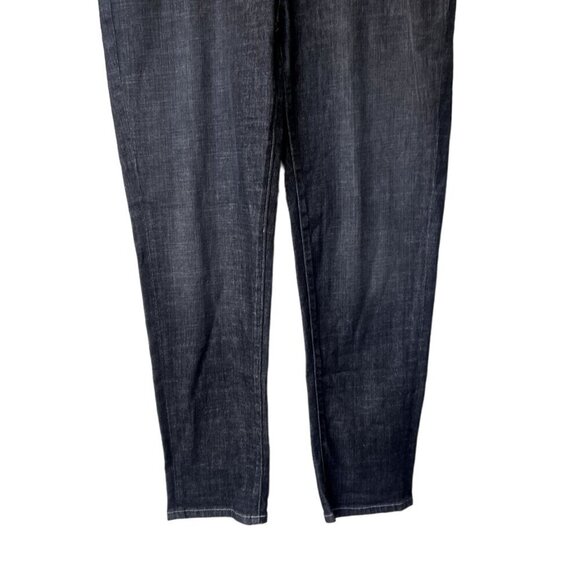 Eileen Fisher Womens Jeans Size 10 Black Stretch Mid-Rise Straight Leg Jean - Picture 3 of 8